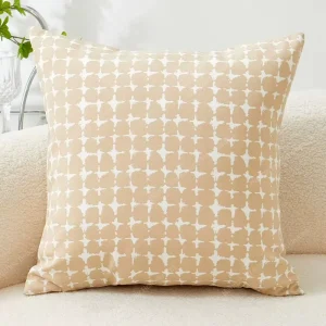 45x45cm Modern Abstract Geometric Printed Waterproof Outdoor Cushion Cover for Living Room Customizable Home Decor