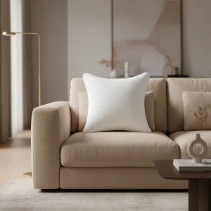 45x70cm Square Neck Accent Pillow Insert Non Deforming Throw Pillow Couch Sofa Bed High Resilience Adjustable Height