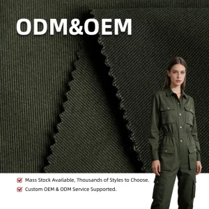 47 Colors In Stock 100% Polyester Wash-Free T4 T8 Series Workwear Fabric 3/3 Twill Weave For Suits Protective Wear