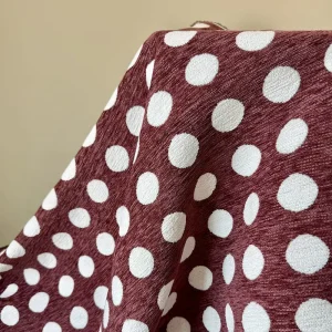 470GSM High End Chenille Jacquard Fabric Patterned Woven Upholstery for Hotel Suite Furniture