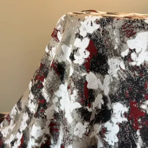 470GSM Premium Jacquard Chenille Sofa Cloth Woven Patterned Textile for Decorative Pillow