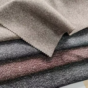 470g/m 70% Wool 30% Linen Retro Fancy Flannel Fabric in Stock for Apparel and Home Textile Manufacturers Woolen Woven Fabric