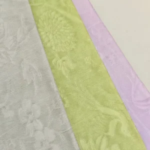 48% Nylon Jacquard Fabric Custom Floral Textured Woven Viscose Custom Fabric for Lady Stretch Girls Boys
