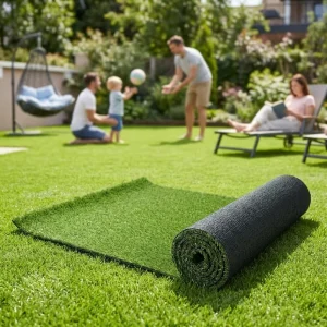 4FT*10FT USA Stock Artificial Grass Turf 0.8inch Indoor and Outdoor Garden Decoration Leisure Grass Pet friendly Green Carpet