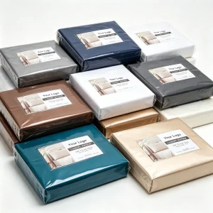 4Pcs Brushed Microfiber Bedding Set Flat Fitted Sheet Bed Linen with 2 Pillowcases Wrinkle Resistant Bedding Set