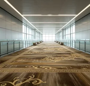 4m Broadloom Custom Tufted Hotel Carpet Woven Back Nylon Fire Resistant Stain Resistant Distributor Banquet Guest Room Floor