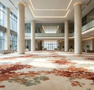 4m Custom Jacquard Commercial Wall Carpet Action Back Nylon Anti Slip Sound Absorbing Bulk Order Trade Partner Banquet Lobby