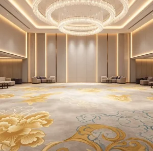 4m Jacquard Broadloom Custom Carpet Fabric Back Nylon Heavy Traffic Stain Resistant Project Supply Hotel Hallway