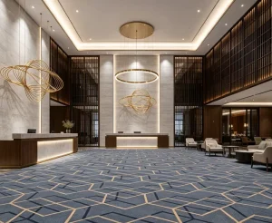 4m Wall to Wall Nylon Carpet Back Anti Static Acoustic Interior Contractor Hotel Lobby Corridor Floor Mat
