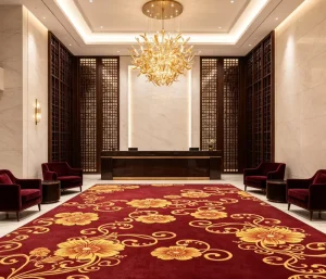 4m Wall to Wall Nylon Carpet Fabric Back Anti Static Acoustic Hotel Lobby Corridor Floor Mat