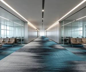 4m Wide Hotel Roll Carpet Back Nylon Stain Proof Fire Resistant OEM Custom Office Project Contractor Hall Mat