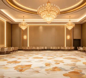 4m Wide Tufted Hotel Floor Carpet Textile Back Nylon Stain Resistant Heavy Traffic Contractor Banquet Lobby Space