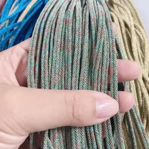 4mm Metallic Braid String Soutache Rope DIY Braided Cord