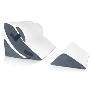 4pcs Bed Wedge Pillow Memory Foam Wedge Pillow for Better Support and Rest
