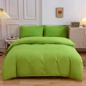 4pcs Quality Eco-Friendly 300TC Comforter Set Queen Size Soft Polyester Bedding with Pillowcases