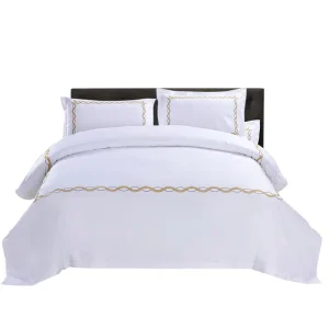 5 Star 100% Egyptian Cotton Hotel Bed Fitted Sheet Set Hotel Bedsheet Set Hotel Bedding Set