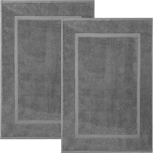 5 Star Hotel 100% Cotton Bath Mat Thickened Anti Slip Absorbent Floor Rug for Bathroom & Toilet Entrance