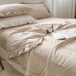 5 Star Hotel Bedding Sets Woven 300tc Natural Sheet Set Duvet Set All-Season