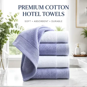 5 Star Hotel Luxury Bath Towel 100% Cotton 600 GSM Soft Absorbent Custom Logo GRS ISO Certified OEM Factory