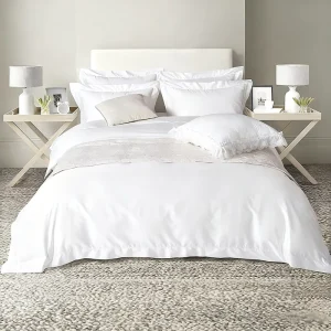 5 Star Hotel Luxury Comforter Set Egyptian Cotton 4 Piece Set Plain Style Modern Design 300tc All-Season
