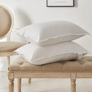 5 Star Luxury Hotel Pillow Core Custom Size Quilting Feather Cotton Bed Pillow for Bedroom
