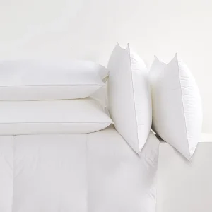 5 star 50*80cm 950g 100% Cotton Custom logo Luxury Hotel Pillow Core Custom Size Quilting Feather Silk Bed Pillow for Bedroom