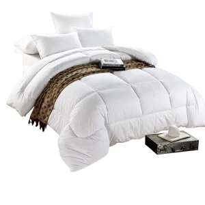 5 star Hotel Bedding Pure Cotton Duvet Insert Double-size White Anti-down Fabric Thickened All-season Universal Quilt