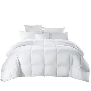 5 star Hotel Pure Cotton White Goose Down Comforter Winter Duvet Insert Single Double Extra thick Warm