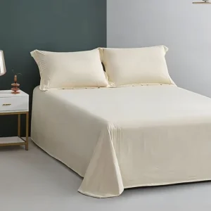 50/50 Poly Cotton Bedding Set Durable Wrinkle Resistant Bed Sheet Set