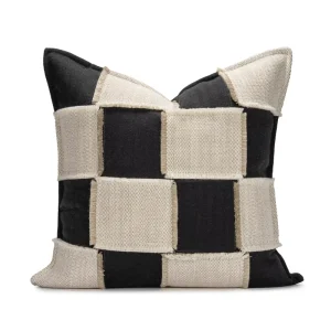50*50cm Classic Black and White Checkered Throw Pillow Home Decoration Homestays Living Room Sofa Pillow Cushion Cover