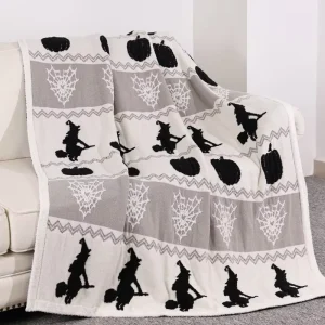 50*70 1200g Soft Comfortable Test Report Support Customization Knitted Throw Blanket for Gift Giveaway