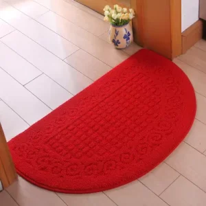 50*80 Semi Circular Indoor Door Mat Anti Slip Anti Fouling Wear Resistant Entrance Carpet Living Room Kitchen