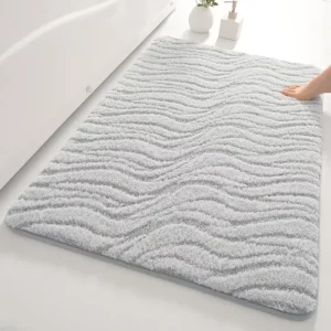 50*80cm Plaid Anti Water Absorbent Bath Shower Mat Set Door Mats Kitchen Cart Floor Mats for Home Hotel Bathroom Kitchen Rug