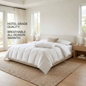 50% Duck Duvet 500g Filling Eco-Friendly Breathable Four Seasons Home Hotel Use Ultra Soft Polyester Cotton Duvet