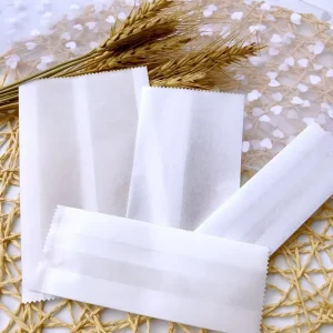 50 Grams 100 Grams Blank Cotton Paper Bags Customizable for Bread Cookies Tea and Flower Tea Bags with Gravure Printing