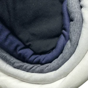 50% Merino Wool 50% Tencel Rib Knit Rib Fabric 105gsm 17mic Soft Sustainable Textile For Eco Friendly Apparel DIY Fashion
