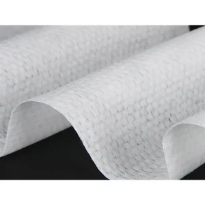50% Viscose and 50% Polyester Wet Tissue Nonwoven Fabric with Factory Embossed or Plain DOT Waterproof Anti Static Features