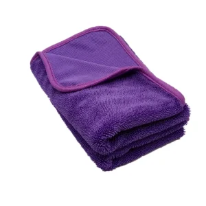 500 1000GSM 40x40cm 50x80cm 70x90cm Super Absorbent Lint free Twisted Loop Microfiber Car Drying Detailing Towel