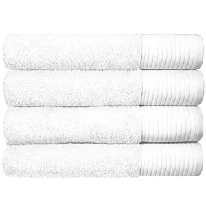 500-800GSM 70x140cm Custom Logo Absorbent Bathroom Coloured Turkish Cotton Soft Towels Single Customized Large Towel