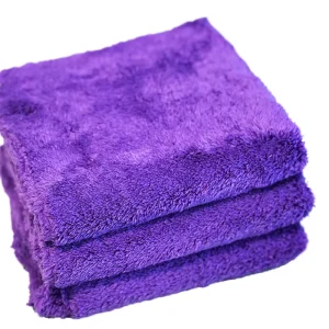 500GSM Coral Fleece Towel Car Drying Wash Detailing Buffing Polishing Towel with Plush Edgeless Microfiber Cloth
