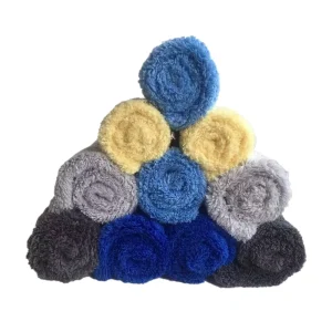 500GSM Edgeless Auto Towel Quick Dry Super Absorbent Coral Fleece Microfiber 40x40cm Plush Car Detailing Towel
