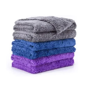 500gsm Edgeless Absorbent Microfiber Car Wash Towel Quick Drying Plush Towel for Cars