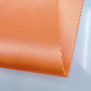 50D*75D Matte Twist Elastic Satin Fabric 95%Polyester 5%Spandex Wrinkle Resistant Eco Friendly Stretch for Wedding Dresses