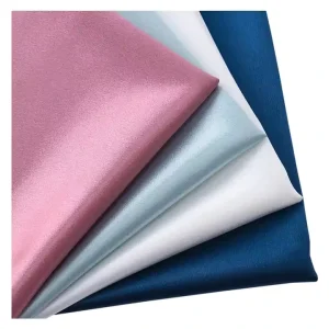 50D*75D Shiny Polyester Satin Fabric for Clothing Dresses Lining Fabric 100% Polyester by the Meter