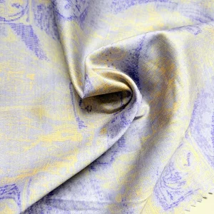 50D Elastic Chiffon Woven 100% Polyester Fabric Satin Silk Printed Fabric for Dress