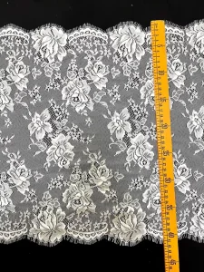 50cm Chantilly Lace Trim Fabric French Lace for Wedding Design