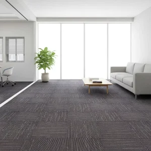 50cmx50cm Modern Soundproof Cushioned PE Backing Carpet Commercial Office Carpet Tiles