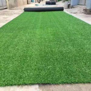 50mm Pile Height High Resistance Outdoor PE Soccer Artificial Grass Carpet with Over 5 Years Lifetime 2 Tone 4x25M