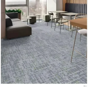 50×100 cm PP Rectangular Carpet Tiles Flame Retardant Flooring for Art Museum and Registry Office