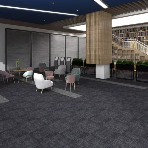50×50 Loop Pile Modern Puzzle PE Modular PP Home Soft Floor Square Carpet Tiles